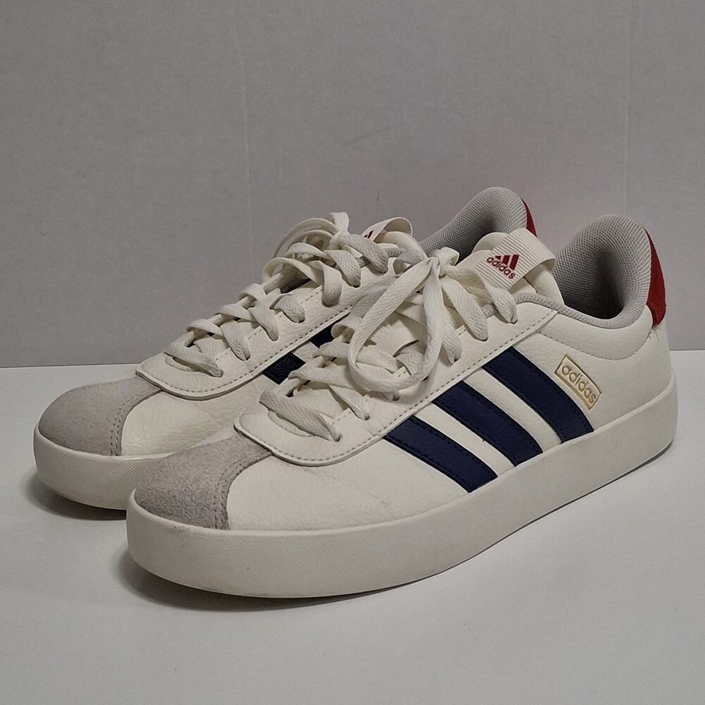 Adidas Samba OG Cloud White / Navy / Red – Rare Gold Logo Variant – Men’s 8 1/2